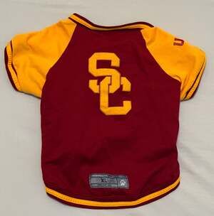 USC Trojans Premium Pet Gear Dog Jersey Shirt Size XL